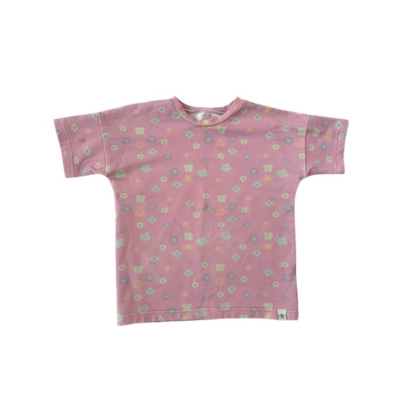 Love and Grow Pink Floral Matching Set 4T - Picture 5 of 7